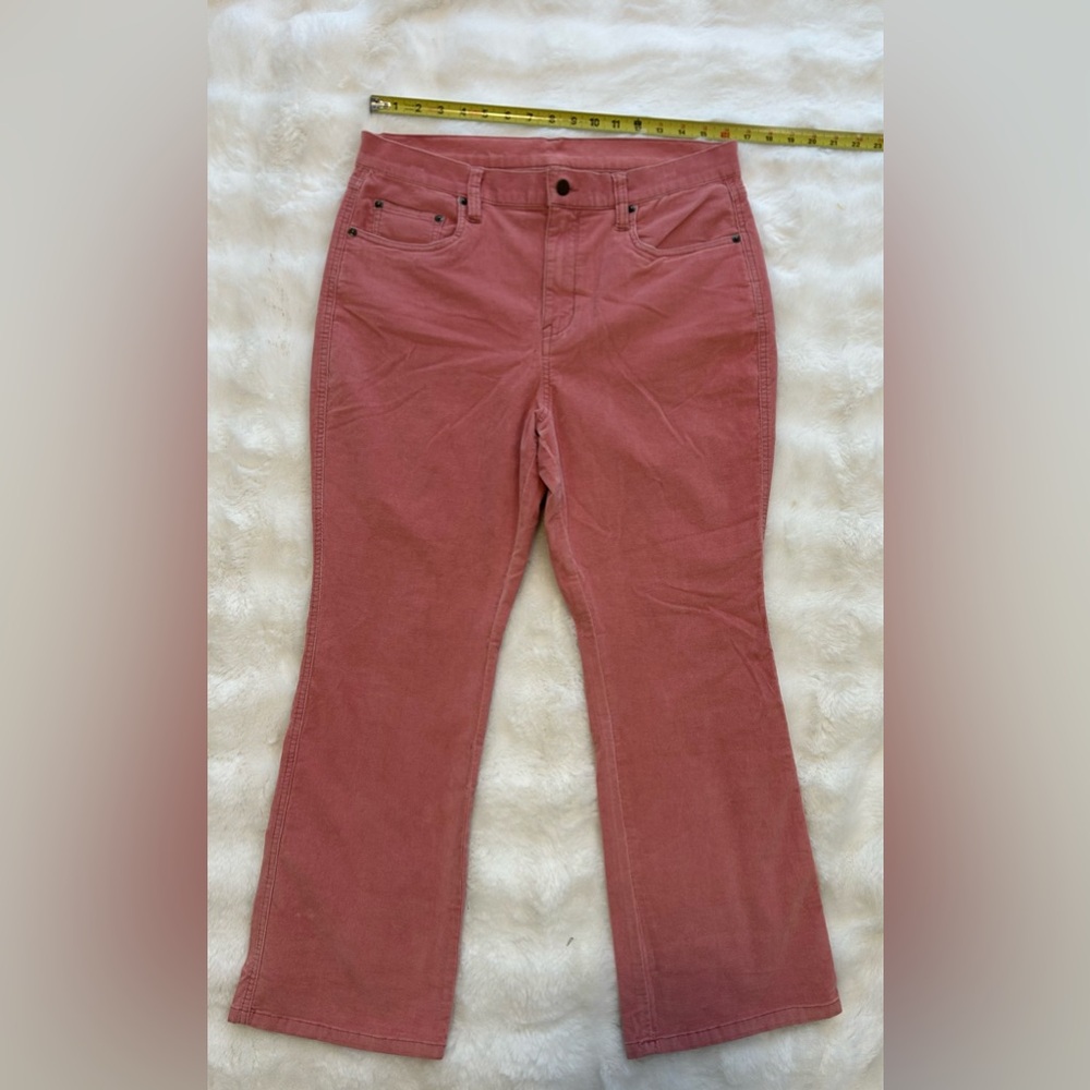 L.L. Bean Rose Pink Boot-Cut Corduroy Pants